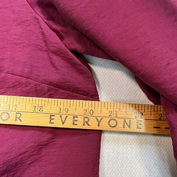 NWT J.Jill Womens A-Line Mini Babydoll Dress Small Cranberry Pintuck Casual - Picture 8 of 12